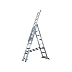 Krause Corda 3-Part Combination Ladder With Stair Function - 3 X 10 Rungs (033406)