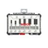 Bosch 2607017467 6 Piece Straight 1/4" Shank Router Bit Set