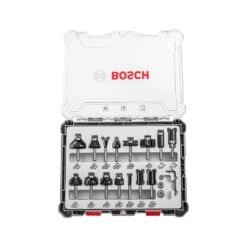 Bosch 2607017473 1/4" Shank Mixed Router Bit Set 15 Piece