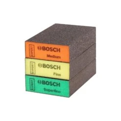 Bosch 2608901175 3 Piece Standard S471 Mixed Grit Foam Sanding Blocks