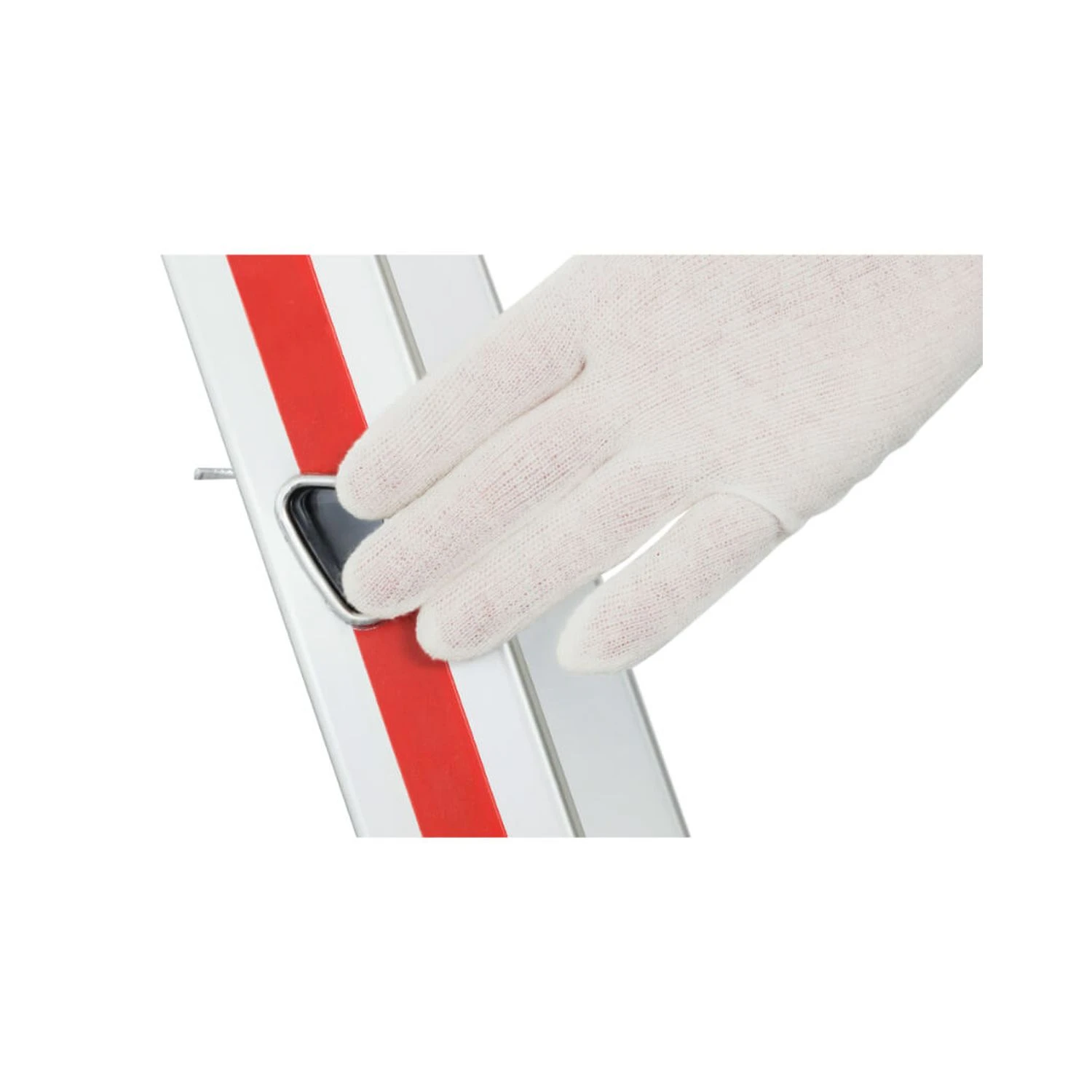 Hymer 402607 Anodised Platform Step Ladder With Enclosed Tooltray - 7 Tread - Image 4