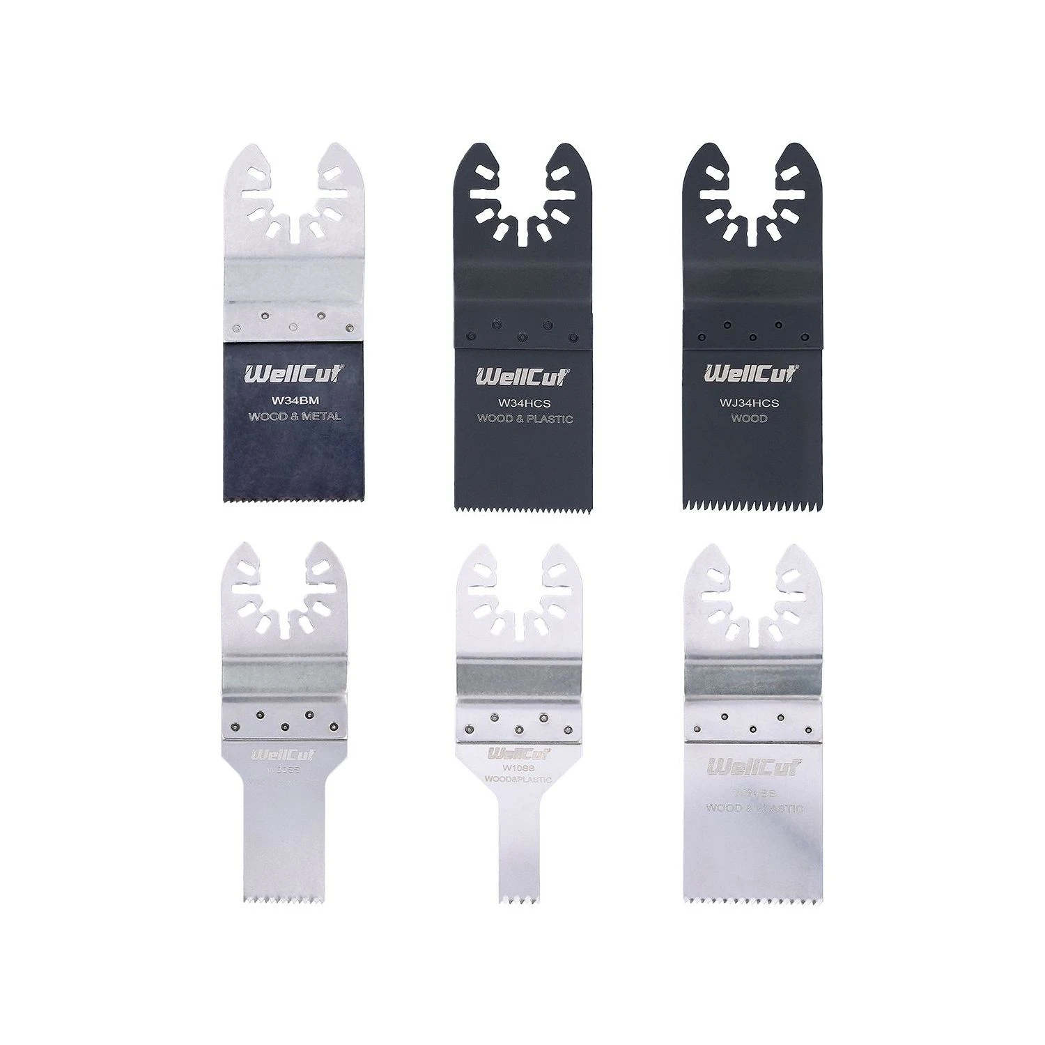 WellCut® Multi Tool Accessory Set 34 Pieces In Case - Quick Release (WC-MT34) - Image 6