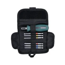 Metabo 626723000 7 Piece Bit Set In Roll Up Case