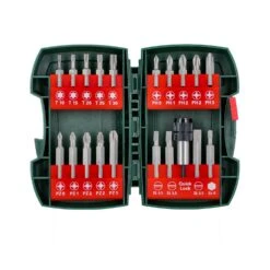 Metabo Assorted Bit Set With Magnetic Holder 20 Piece 630454000