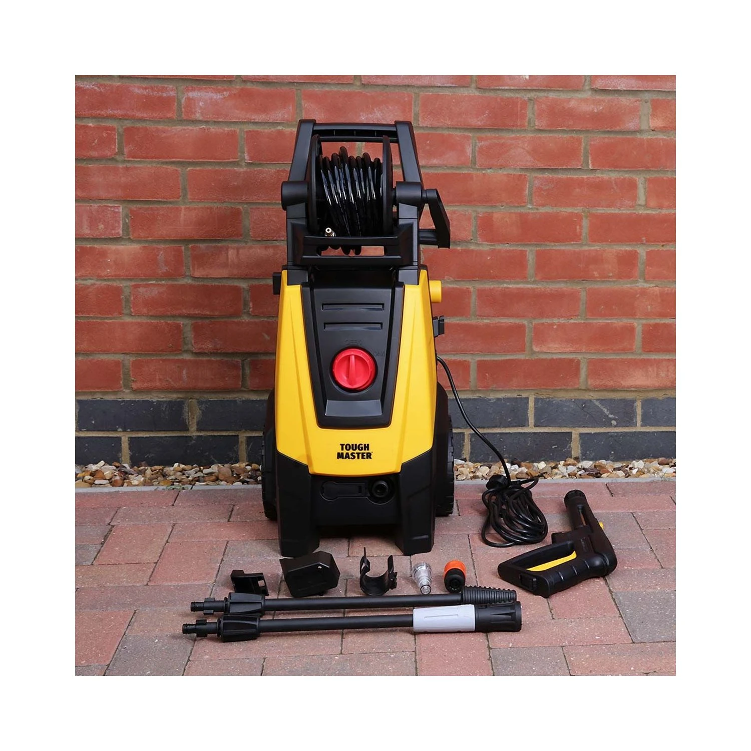 TOUGH MASTER® Pressure Washer Jet Power Patio Cleaner 160bar Lightweight - Image 4