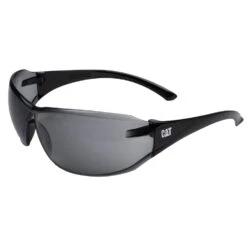 Caterpillar Shield Safety Frame Glasses Colour: Smoke Black
