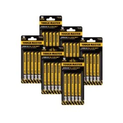 TOUGH MASTER® Jigsaw Blade Set 30 Pieces T-Shank 100mm 10TPI For Wood Plastic Cutting Compatible With All Brands (TM-T101BR)