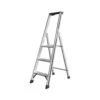 Hymer Black Line Platform Step Ladder Aluminium - 3 Tread (7002603)