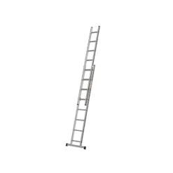 Hymer 700462099 Black Line Square Rung Extension Ladder - 2 X 10 Rungs