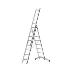 Hymer 7024736 AluPro Black Line Smart Base Combination Ladder - 3x12 Rung
