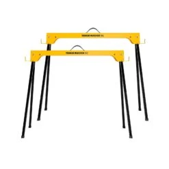 TOUGH MASTER® Pro Saw Horse Set Folding Sawhorses Lightweight & Compact With 500kg Load Capacity - 2 Pieces (TM-SH2P)