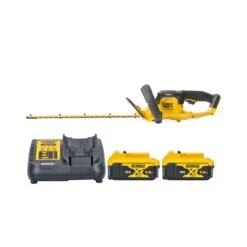 DeWalt DCM563 18V XR Cordless Hedge Trimmer Cutter 550mm With 2 X 5.0Ah Batteries & Charger