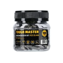 TOUGH MASTER® PZ2 S2 Screwdriver Driver Bits 100 X 25mm In Tub (TM-BPZ225)