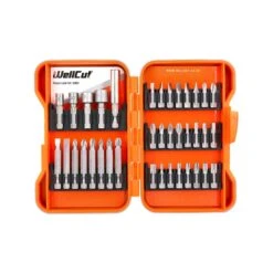 WellCut WC-SDB37 Screwdriver Bits Set With Storage Case For Impact Drivers With 37 Pieces