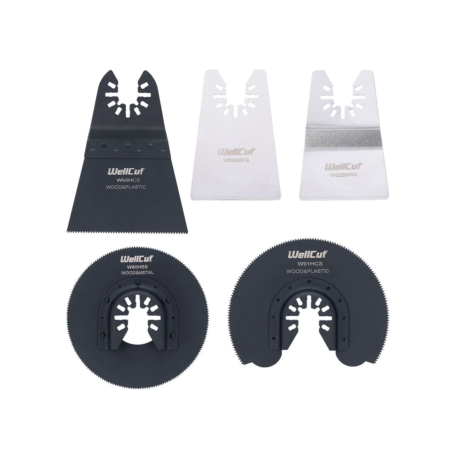 WellCut® Multi Tool Accessory Set 34 Pieces In Case - Quick Release (WC-MT34) - Image 5