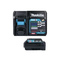 Makita DC40RA 40Vmax Li-ion XGT Fast Charger With ADP10 Adaptor