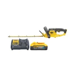DeWalt DCM563 18V XR Cordless 550mm Hedge Trimmer Cutter With 1 X 5.0Ah Powerstack Battery & Charger