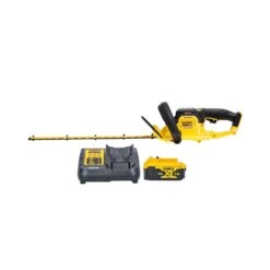 DeWalt DCMHT563P1 18V XR 55cm Cordless Hedge Trimmer With 1 X 5.0Ah Battery & Charger