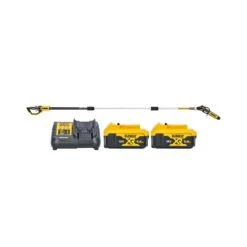 DeWalt DCMPS567 18V XR Cordless Brushless 200mm Pole Saw With 2 X 5.0Ah Batteries & Charger
