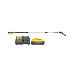 DeWalt DCMPS567 18V XR Cordless Brushless 200mm Pole Saw Wit 1 X 5.0Ah Powerstack Battery & Charger