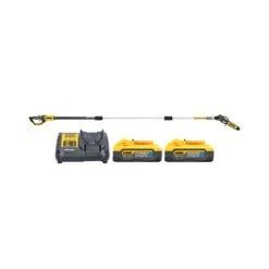 DeWalt DCMPS567 18V XR Cordless Brushless 200mm Pole Saw With 2 X 5.0Ah Powerstack Batteries & Charger