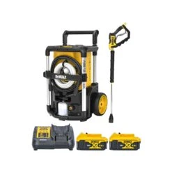 DeWalt DCMPW1600 18V / 36V XR Cordless Brushless 110 Bar Pressure Washer With 2 X 5.0Ah Batteries & Charger