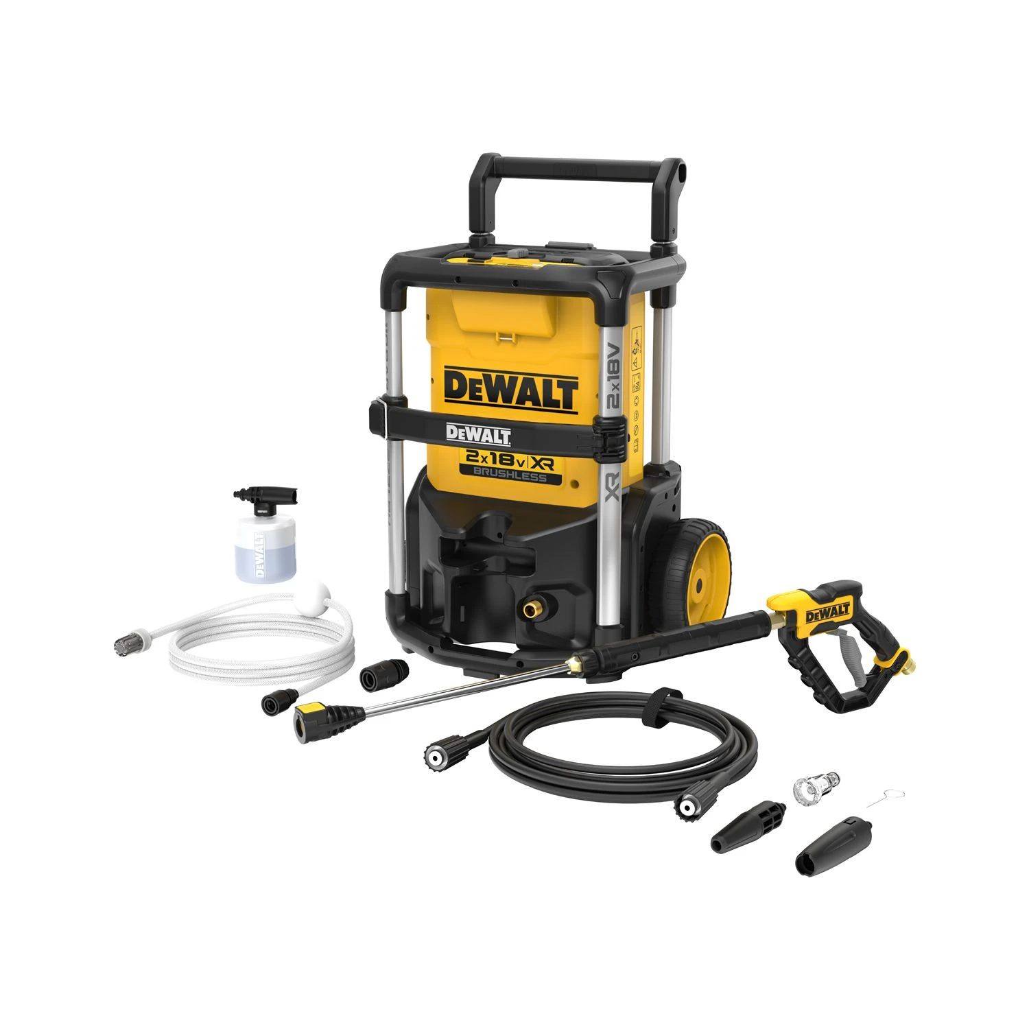 DeWalt DCMPW1600 18V / 36V XR Cordless Brushless 110 Bar Pressure Washer With 2 X 5.0Ah Batteries - Image 2