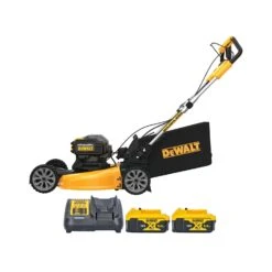 DeWalt DCMWSP564 18V / 36V XR Cordless Brushless 53cm Self-Propelled Lawn Mower With 2 X 5.0Ah Batteries & Charger