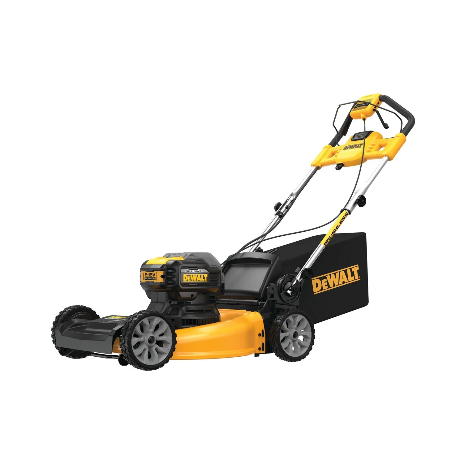 DeWalt DCMWSP564 18V / 36V XR Cordless Brushless 53cm Self-Propelled Lawn Mower With 2 X 4.0Ah Batteries & Charger - Image 3