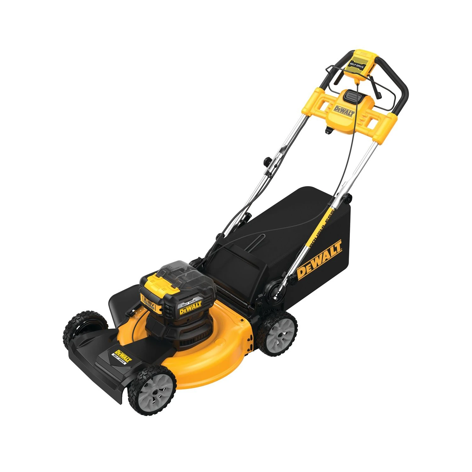 DeWalt DCMWSP564 18V / 36V XR Cordless Brushless 53cm Self-Propelled Lawn Mower With 2 X 5.0Ah Batteries - Image 4