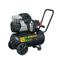 ACE & K DD1040 Sprint Eco 10 Bar Pressure 24L Quiet Oil-Free Lightweight 1st Fix Air Compressor 240V