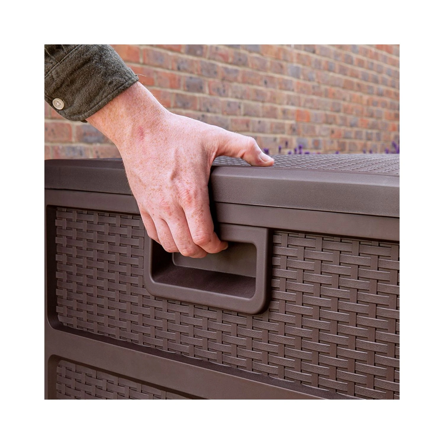 TOUGH MASTER® 460L Large Outdoor Storage Box: Plastic Chest Trunk Cushions Tools Container - Image 5