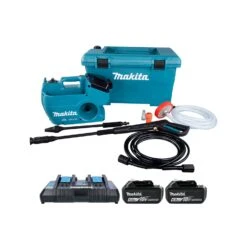 Makita DHW080PG2 18V/36V LXT Cordless Brushless Pressure Washer With 2 X 6.0Ah Batteries, Charger & Storage Box