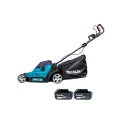 Makita DLM382 18V / 36V LXT Cordless 380mm Lawn Mower With 2 X 6.0Ah Batteries