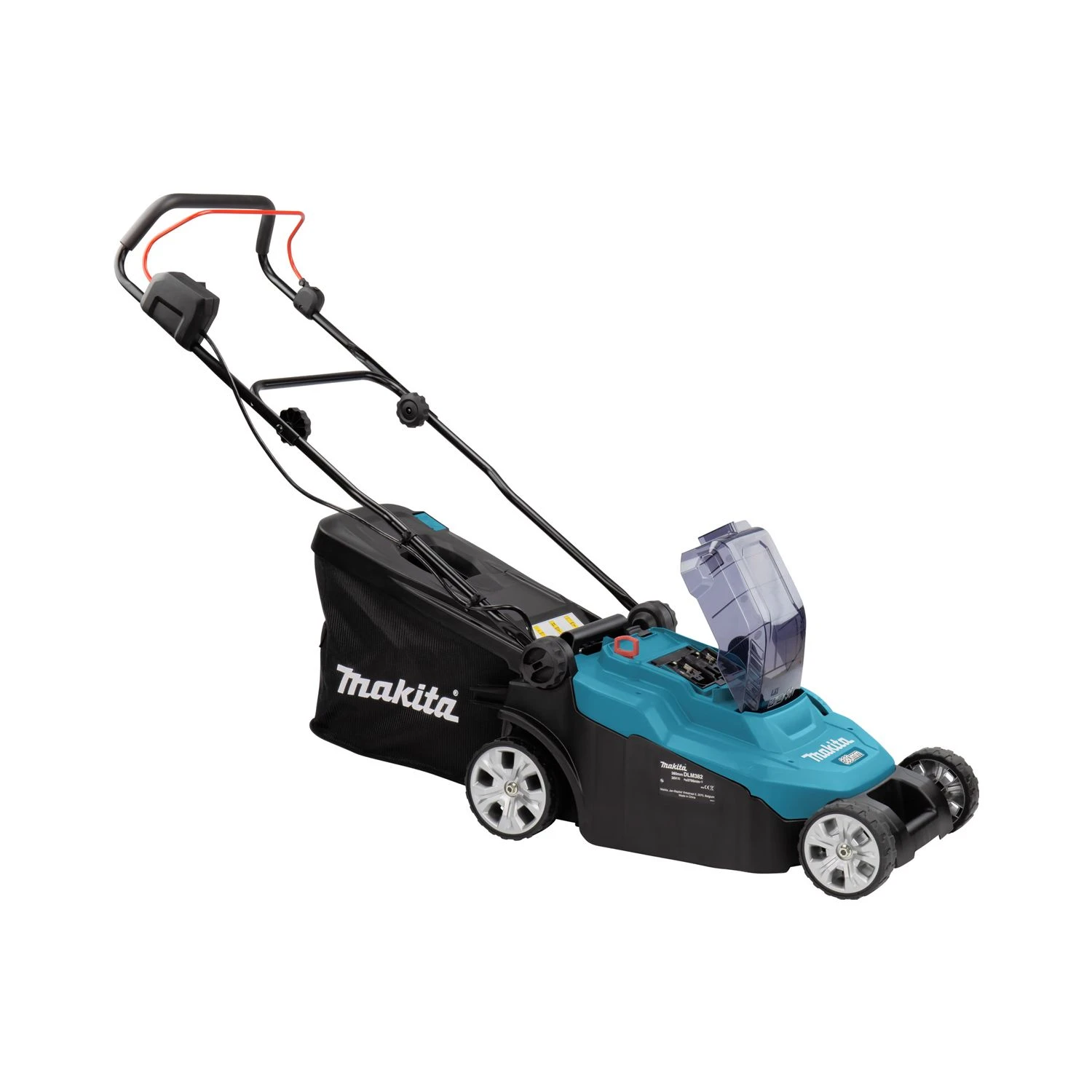 Makita DLM382CT2 18V / 36V LXT Cordless 380mm Lawnmower With 2 X 5.0Ah Batteries & Charger - Image 5