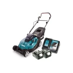 Makita DLM431 18V Twin LXT Lawn Mower 430mm With 2 X 4.0Ah Batteries & Charger