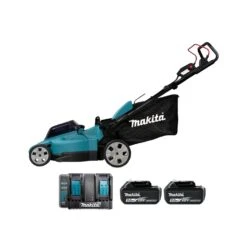 Makita DLM480CT2 18V/36V LXT Cordless 480mm Lawn Mower With 2 X 5.0Ah Batteries & Charger
