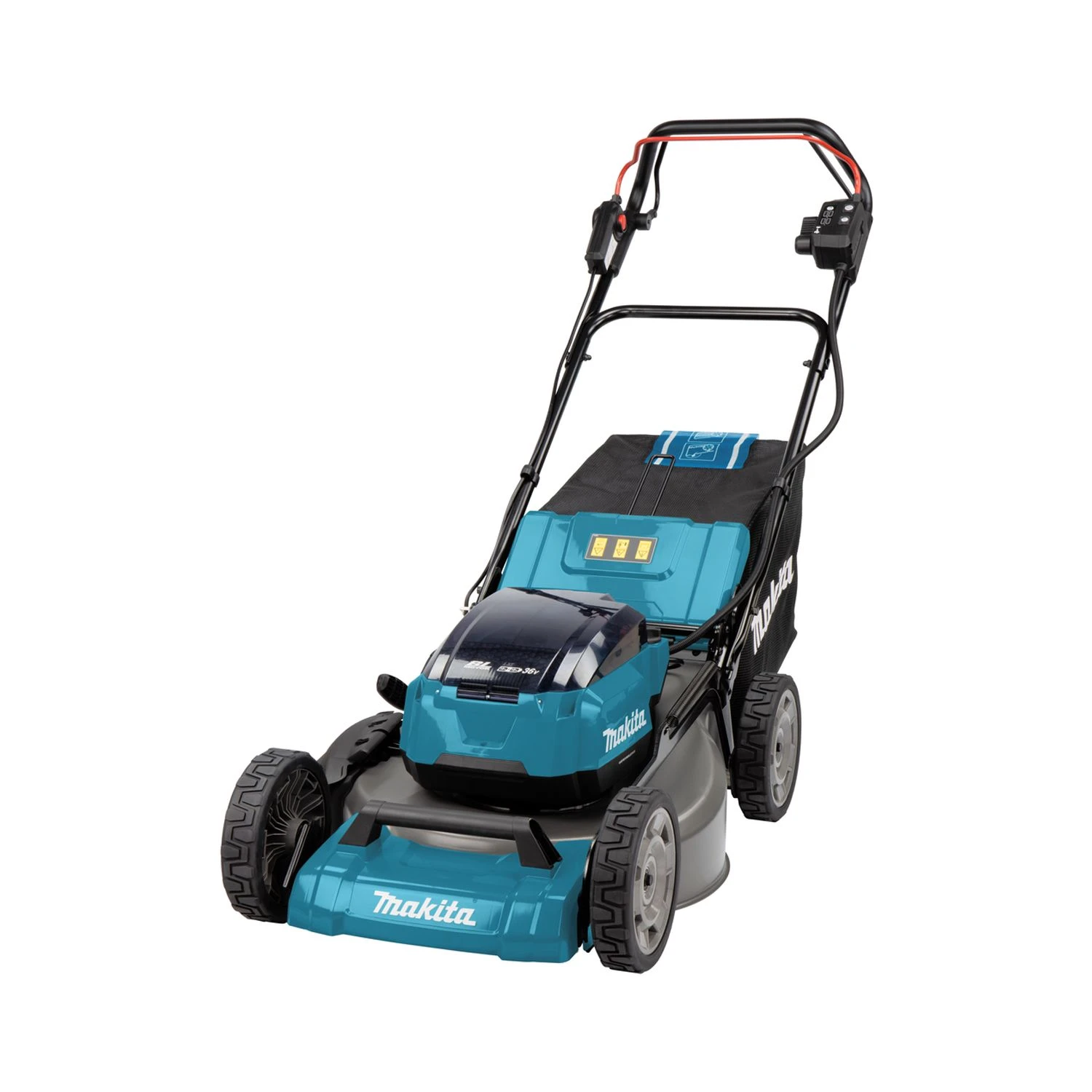 Makita DLM532Z 36V Cordless Brushless 530mm Lawn Mower Bare Unit - Image 2