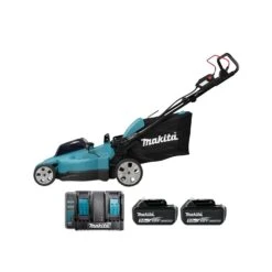 Makita DLM538CT2 18V/36V LXT Cordless Brushless 530mm Lawn Mower With 2 X 5.0Ah Batteries & Charger
