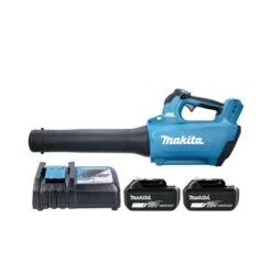Makita DUB184 18V LXT Brushless Cordless Leaf Blower With 2 X 3.0Ah Batteries & Charger