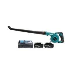 Makita DUB186 18V LXT Portable Leaf Blower With 2 X 5.0Ah Batteries & Charger