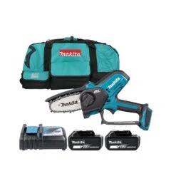 Makita DUC101 18V LXT Cordless Brushless 100mm / 4" Pruning Saw With 2 X 6.0Ah Batteries, Charger & LXT600 Tool Bag