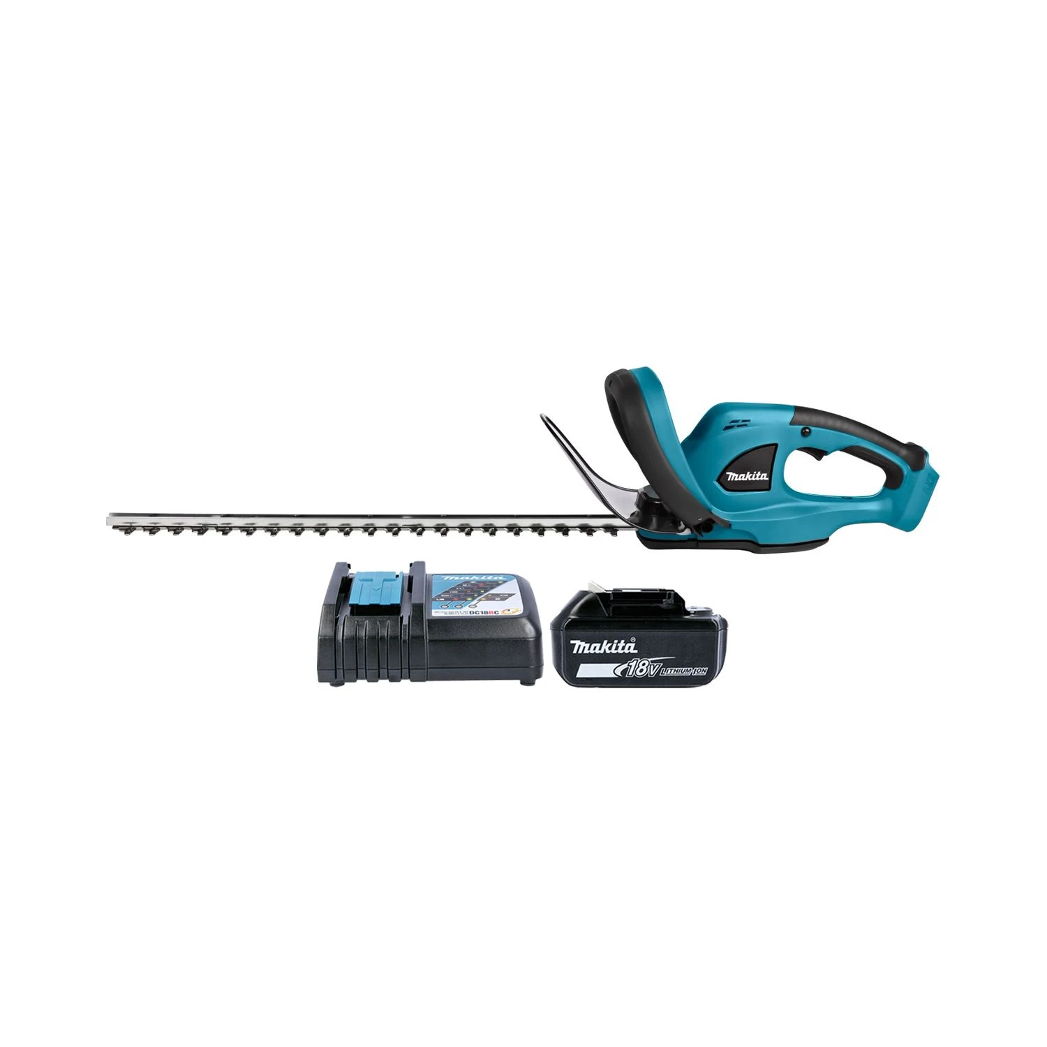 Makita DUH523 18V LXT Li-ion Cordless 52cm/20.5" Hedge Trimmer With 1 X 5.0Ah Battery & Charger