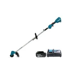Makita DUR192 18V LXT Cordless Brushless 300mm Loop Handle Line Trimmer With 1 X 6.0Ah Battery & Charger