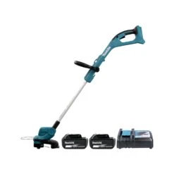 Makita DUR193 18V LXT Cordless Grass Line Trimmer With 2 X 6.0Ah Batteries & Charger
