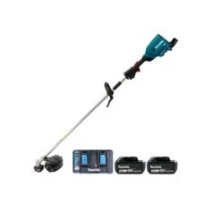 Makita DUR369LPT2 36V Cordless Brushless 430mm Brush Cutter With 2 X 5.0Ah Batteries & Charger