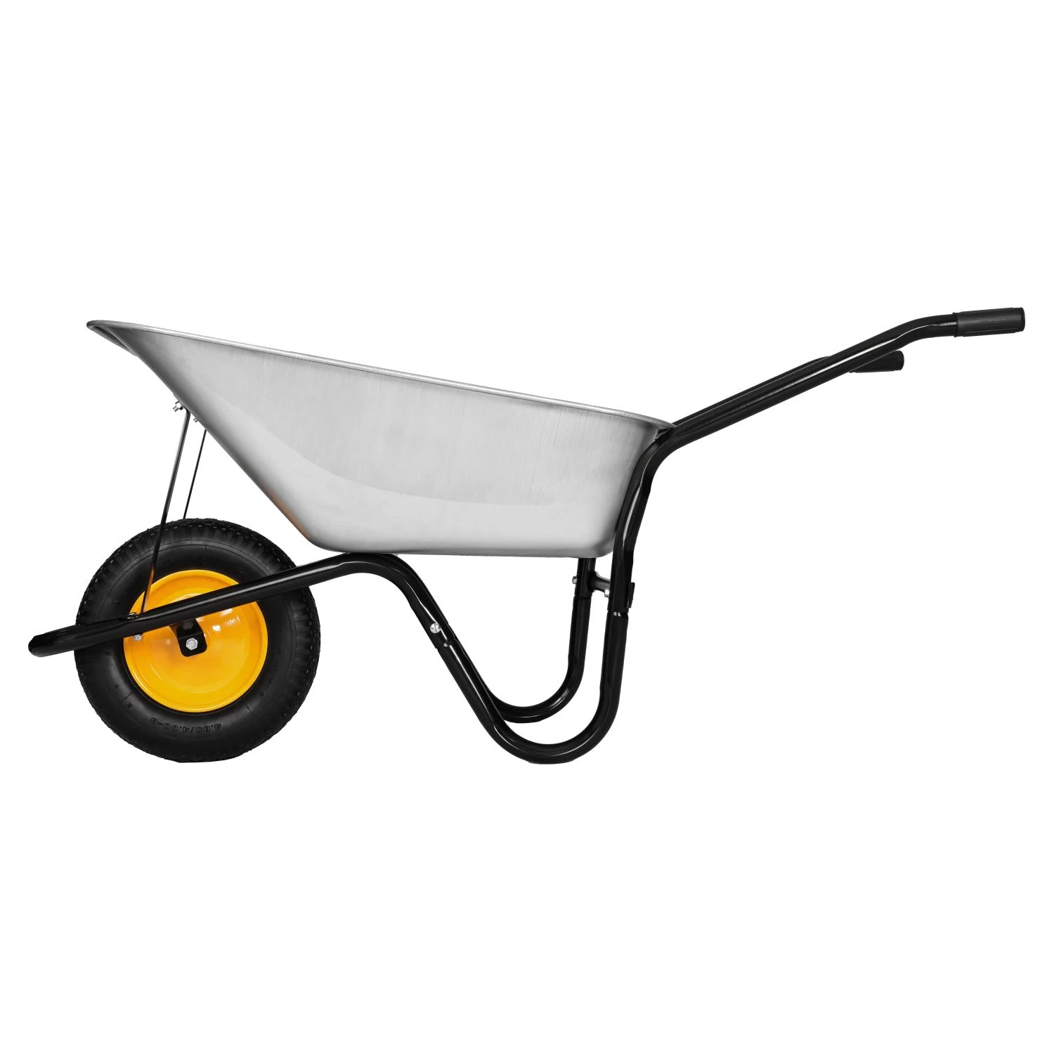 TOUGH MASTER® Wheelbarrow Home Garden Cart Galvanised Heavy Duty Steel - 100 Litre (TM-WB100)