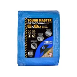 TOUGH MASTER® Water Resistant Tarpaulin 6m X 8m Sheet