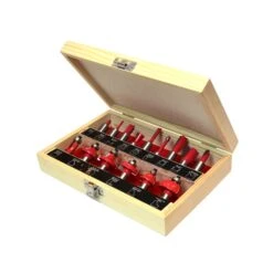 Faithfull FAIRBS15 1/2" 15 Piece TCT Router Bit Set