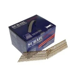 ACE & K FNHSCR017 Galvanised 34° Angle Ring Shank Scrail Framing Nails 57mm - Box Qty. 1000